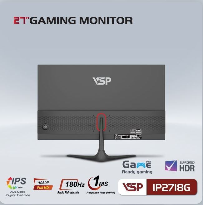 Màn hình Gaming Monitor VSP IPS IP2718G 27Inch 180Hz