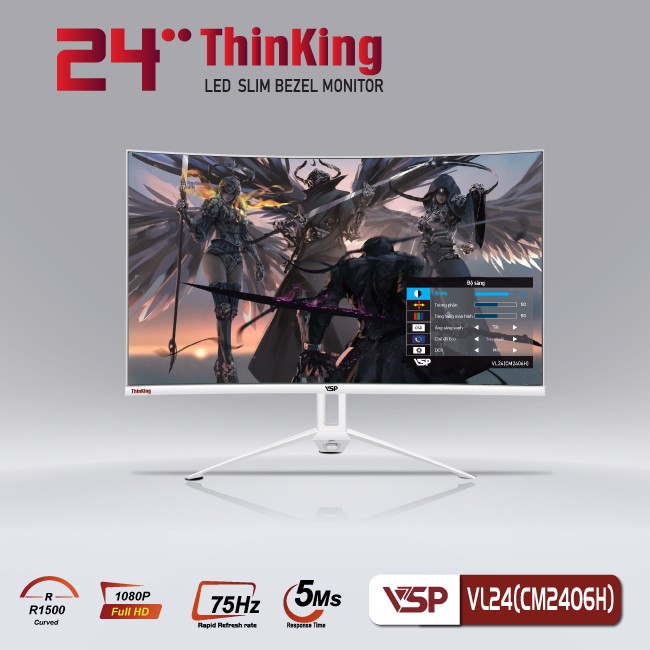 Bộ PC Màu Trắng White Gaming