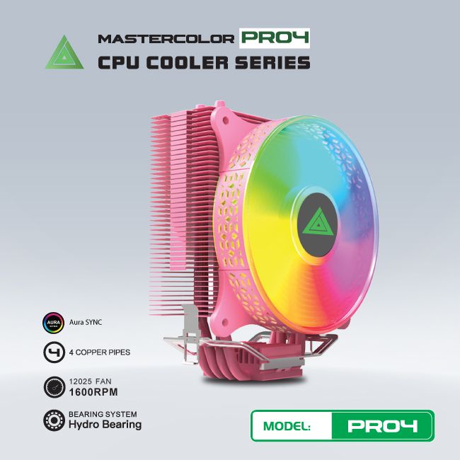 Tản nhiệt khí VSP PRO 4 Pink