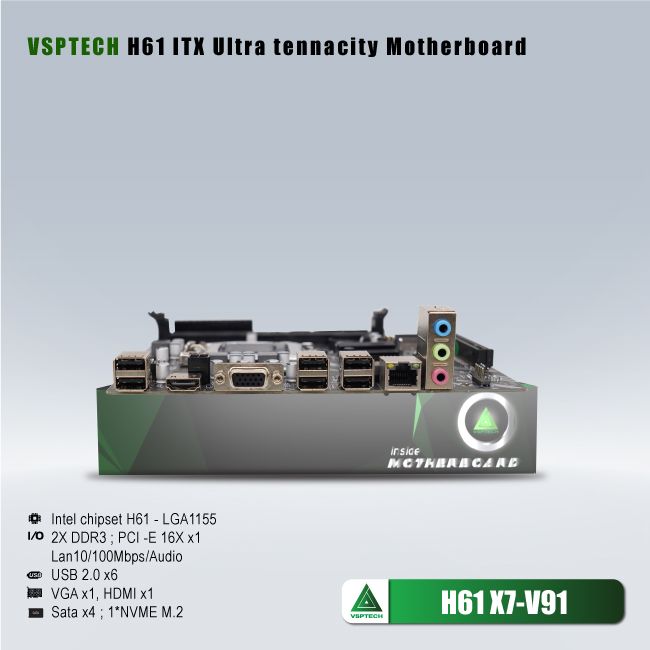 Main VSPTECH H61 X7-V91 Socket 1155