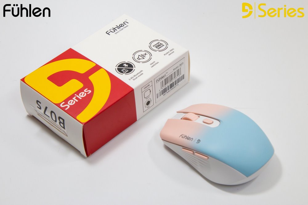 Chuột không dây Mouse Fuhlen B07S Silent Wireless Mix