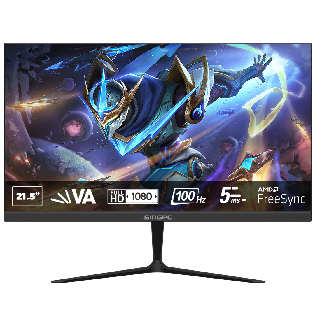 Monitor LCD SingPC SGP215VAS(21.5/FHD/100Hz/5ms/VA)