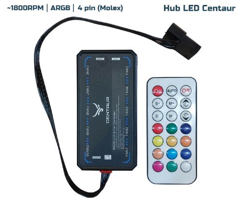 HUB điều khiển fan led CENTAUR(có remote)