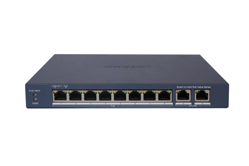 bộ chia mạng Switch Hikvision DS-3E1310P-EI/M POE 10 cổng