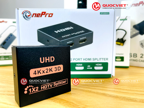 Bộ chia HDMI 1 ra 2 4K One Pro (OP-Z202412)
