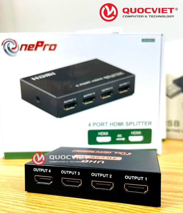 Bộ chia HDMI 1 ra 4 4K One Pro (OP-Z202413)