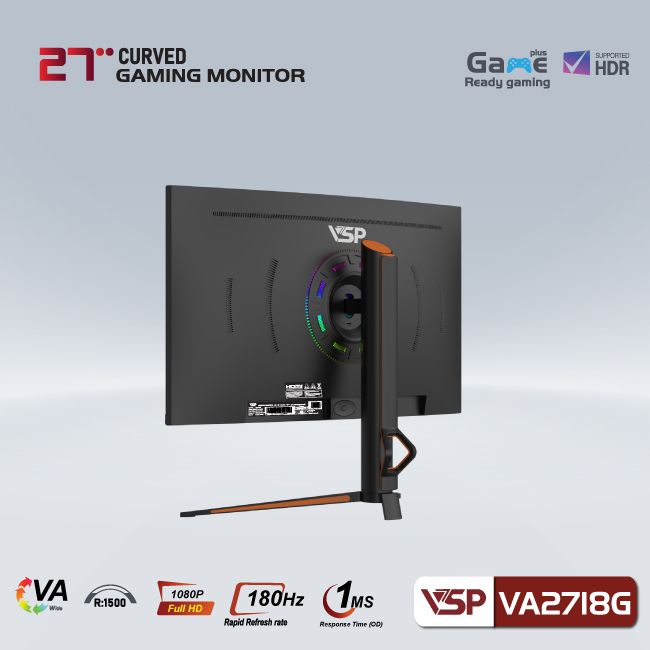 Màn hình cong VSP VA2718G R1500 180HZ - 1MS