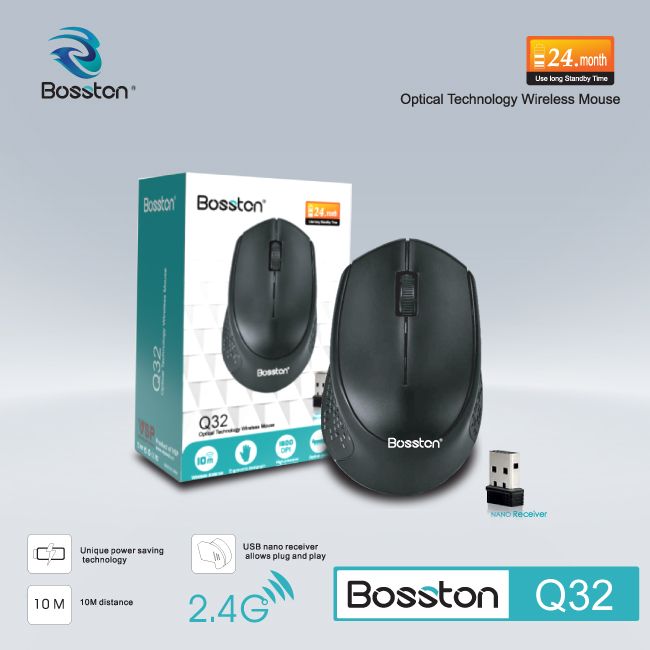 Mouse không dây Bosston Q32