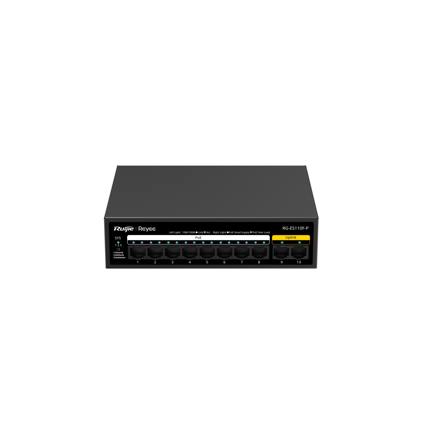 Switch Ruijie Reyee 10 cổng RG-ES110F-P