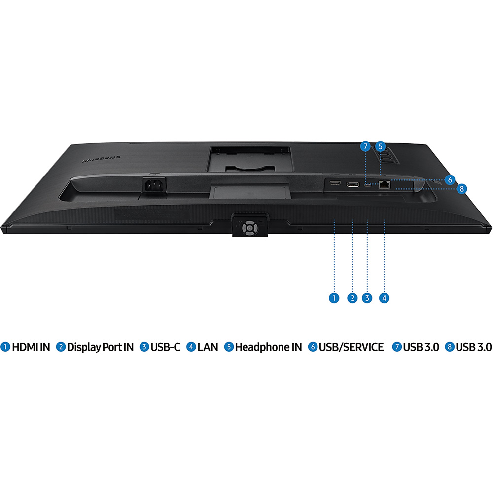 Màn Hình Đồ Họa SAMSUNG ViewFinity S8 LS27B800PXEXXV (27.0 inch/4K/IPS/60Hz/5ms/USB TypeC/Network RJ45)