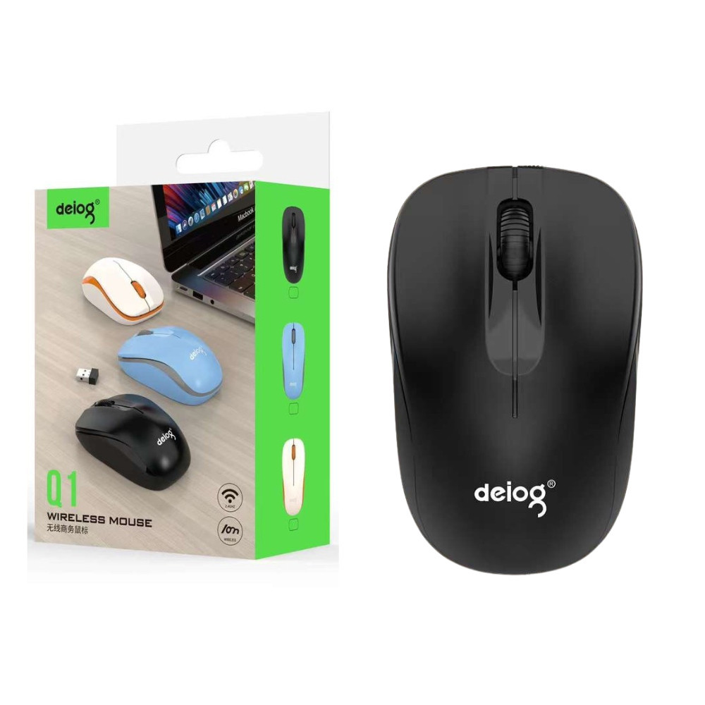 Mouse không dây DEIOG Q1 - ĐEN