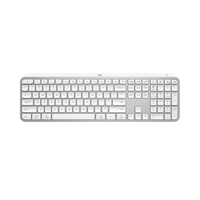 Key Logitech MX Keys S Xám (PaleGrey) / Wireless/ Bluetooth (920-011564)