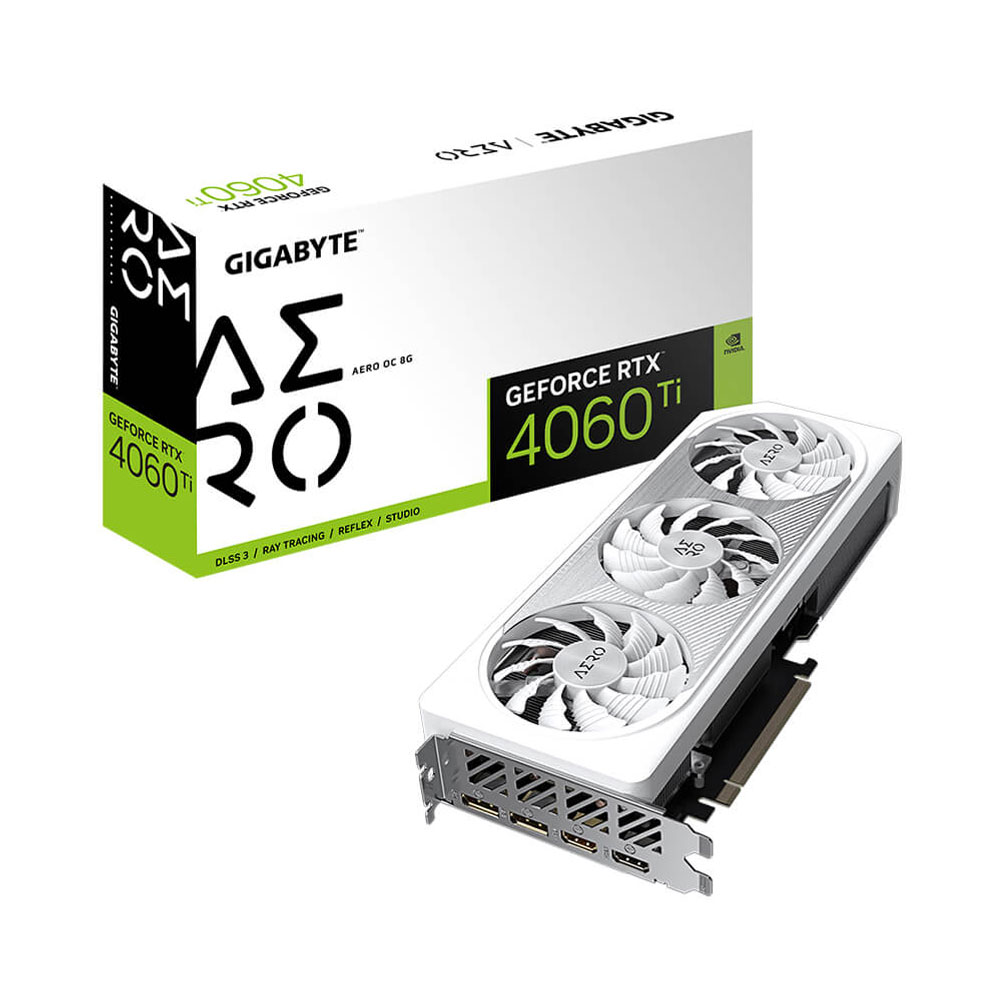VGA Gigabyte RTX 4060 Ti Aero OC 8GB (N406TAERO OC-8GD)