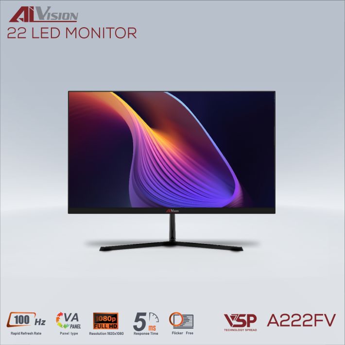 Monitor AIVISION A222FV 21.5 inch FHD 100Hz VA
