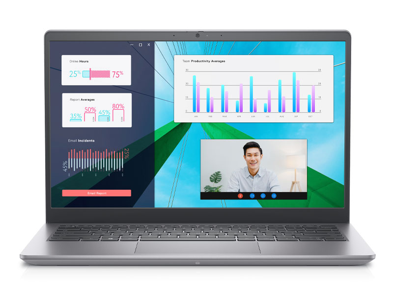 Laptop Dell Vostro 3430 V4I5611W1- Grey (I5-1335U/1x8GB/512GB SSD/14.0 FHD/3C 41WH/UBUNTU 22.04/1Y