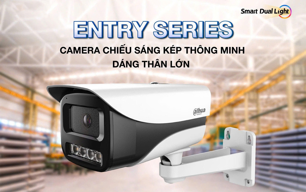 Camera Dahua DH-IPC-HFW1239MP-A-IL 2MP IP Thân Full Color có mic, có màu, HN 60m