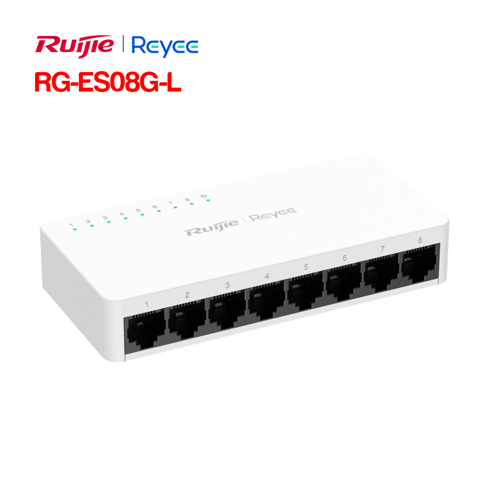 Switch Gigabit Unmanaged 8 Cổng RUIJIE REYEE RG-ES08G-L