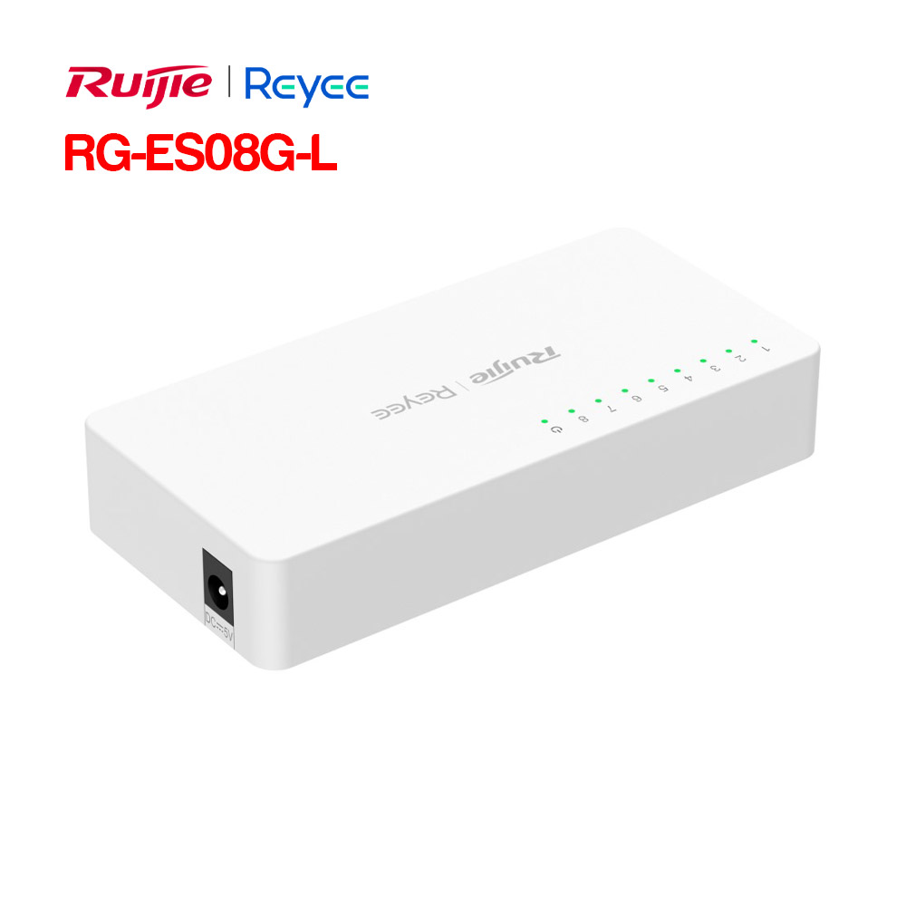 Switch Gigabit Unmanaged 8 Cổng RUIJIE REYEE RG-ES08G-L
