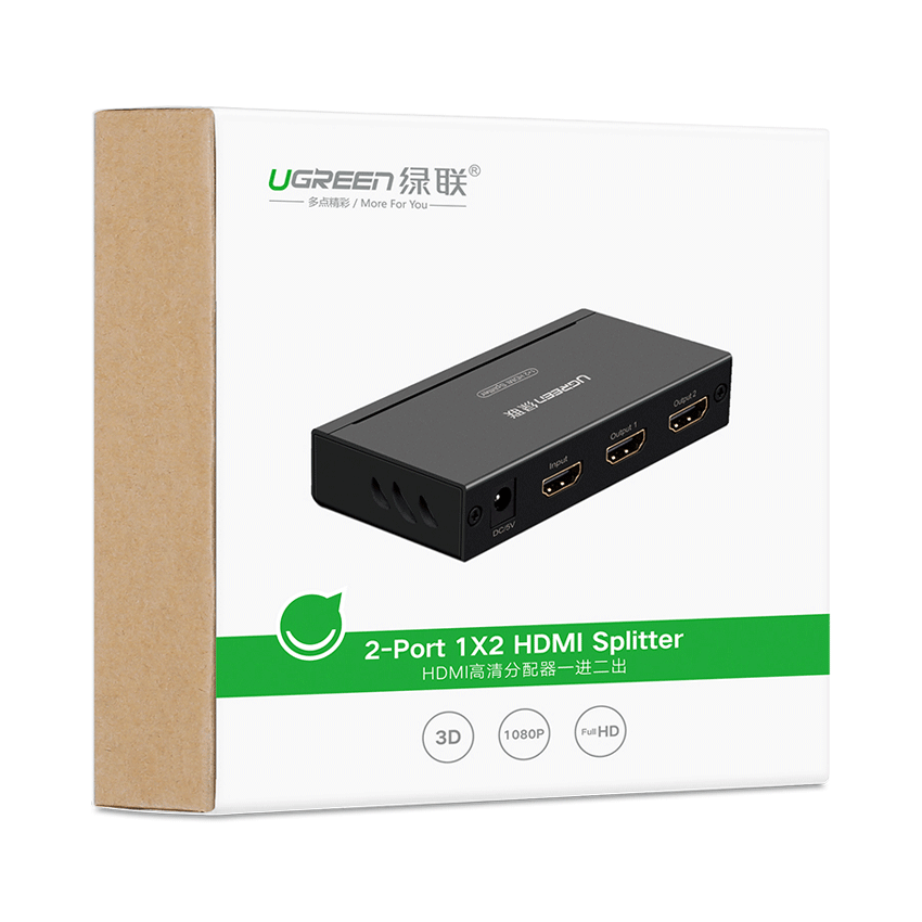 Bộ chia HDMI 1 ra 2 Ugreen 40201