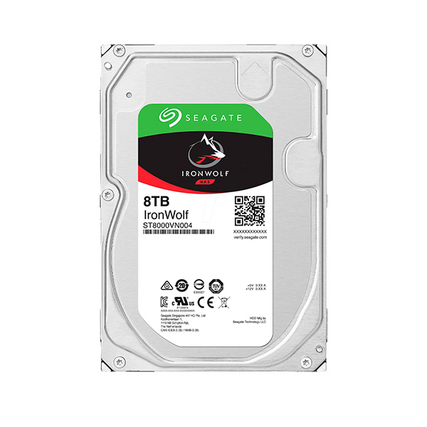 Ổ cứng Seagate Ironwolf 8TB NAS SATA 7200rpm 256MB cache (ST8000VN004)