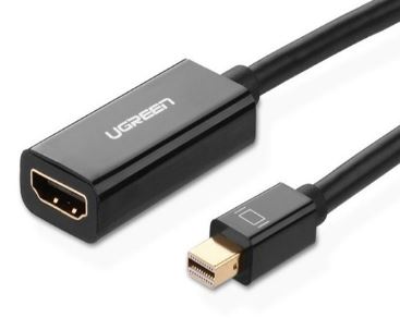 Dây chuyển đổi mini DP to HDMI âm dài 18cm Ugreen 10461