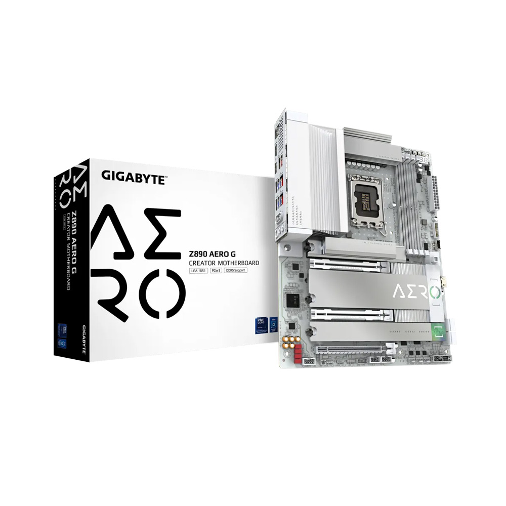 Bo mạch chủ Gigabyte Z890 AERO G DDR5 (Wifi+Bluetooth+Thunderbolt 4)