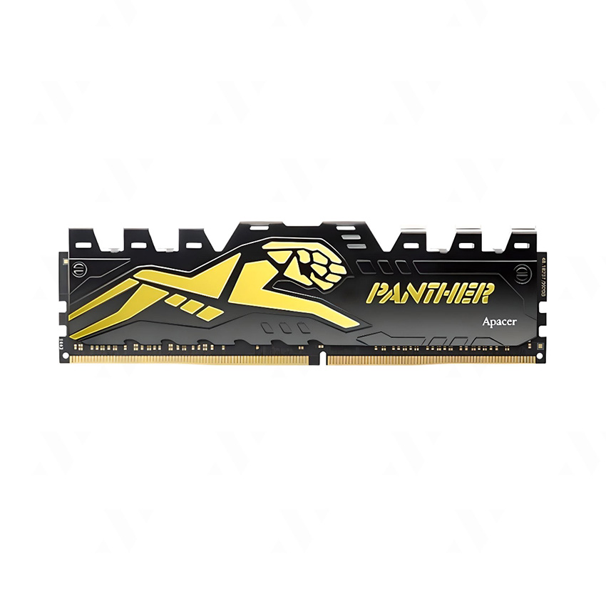 Bộ nhớ trong Apacer OC Panther-Golden (AH4U16G32C28Y7GAA-1) 16GB DDR4 3200Mhz (Tản nhiệt)