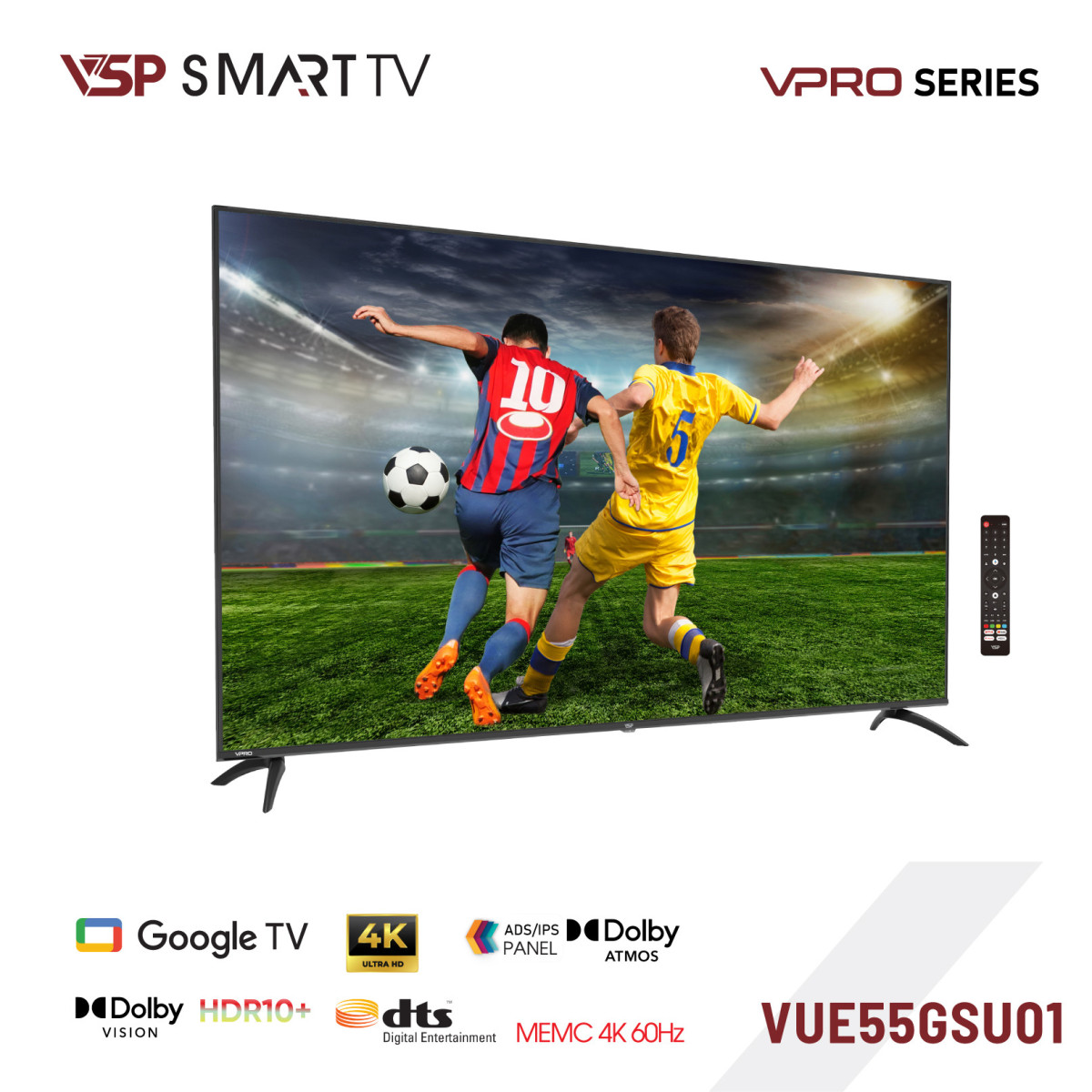 VSP Smart Tivi 55inch VUE55GSU01 VPro 4K-UHD