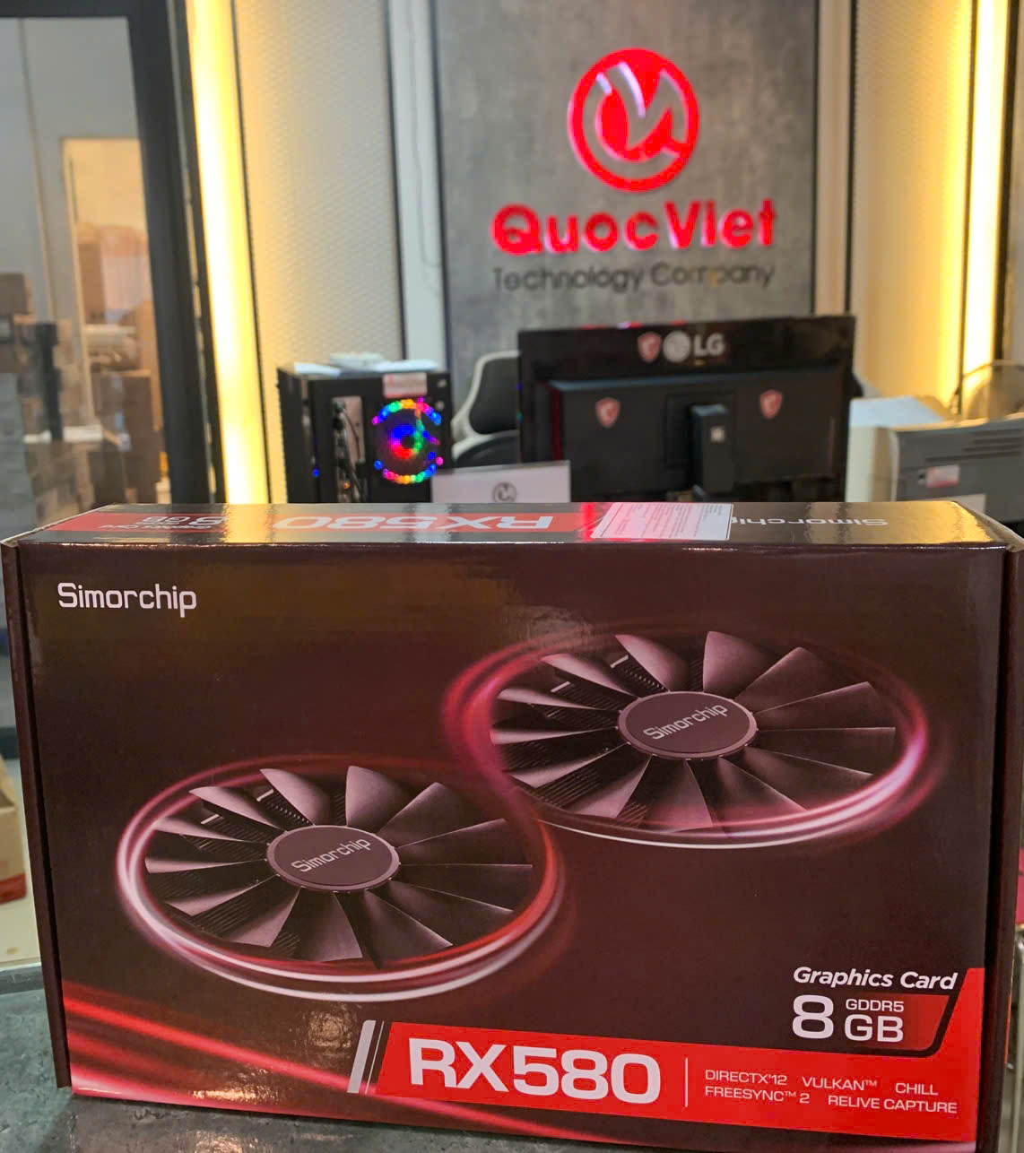 Card màn hình Simorchip RX580 8G GDDR5