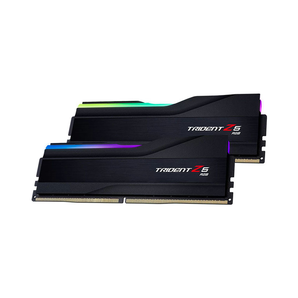 Bộ nhớ trong Gskill Trident Z5 RGB 64GB 6000MHz DDR5 (2x32GB) Black (F5-6000J3636F32GX2-TZ5RK)