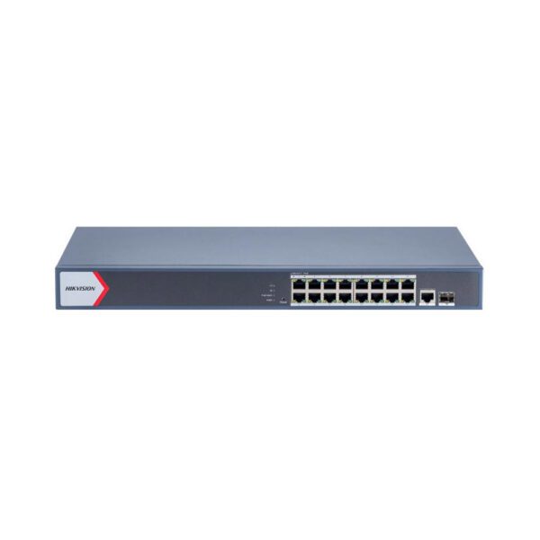 Bộ chia mạng POE Hikvision DS-3E1518P-EI/M 16 cổng