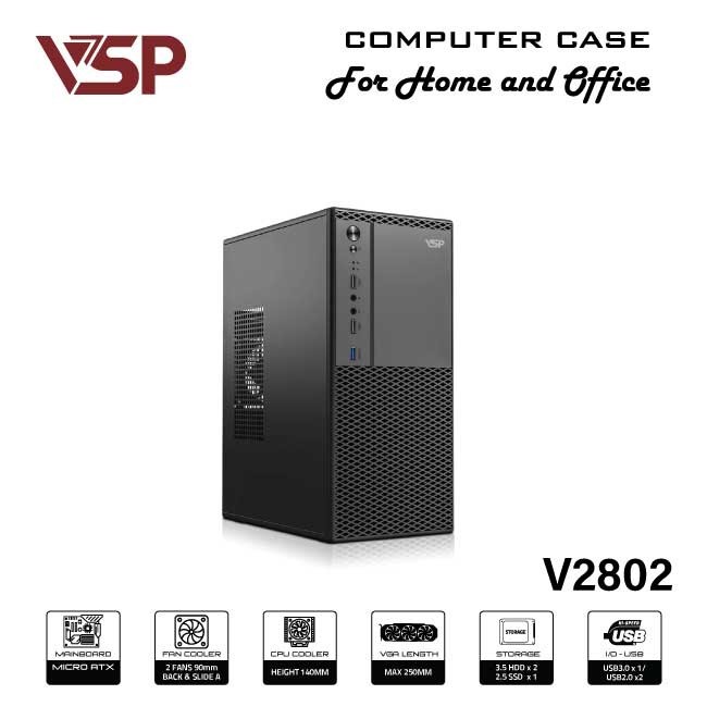 Vỏ thùng VSP V2802 cổng USB 3.0