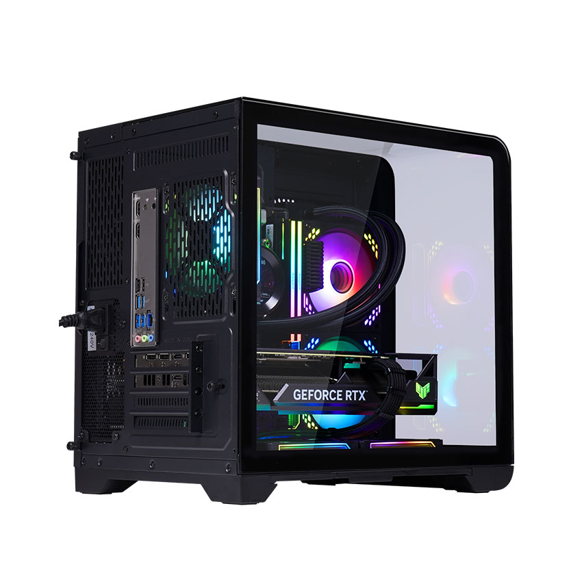Vỏ máy tính MIK BARBATOS M BLACK (Mini Tower/ M-ATX/ Đen)