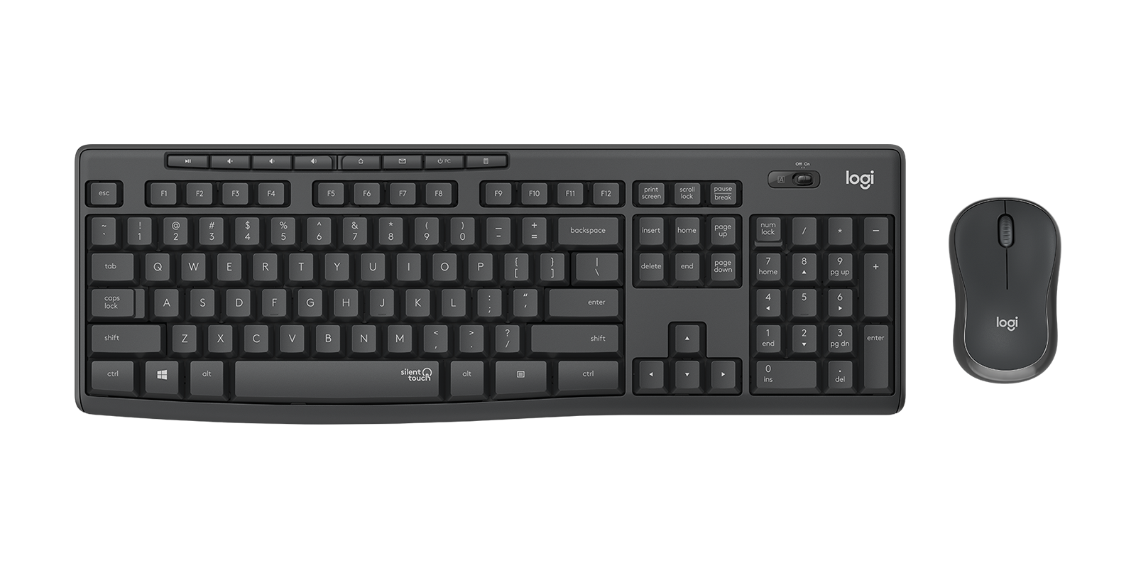 Bộ phím chuột không dây Logitech MK295