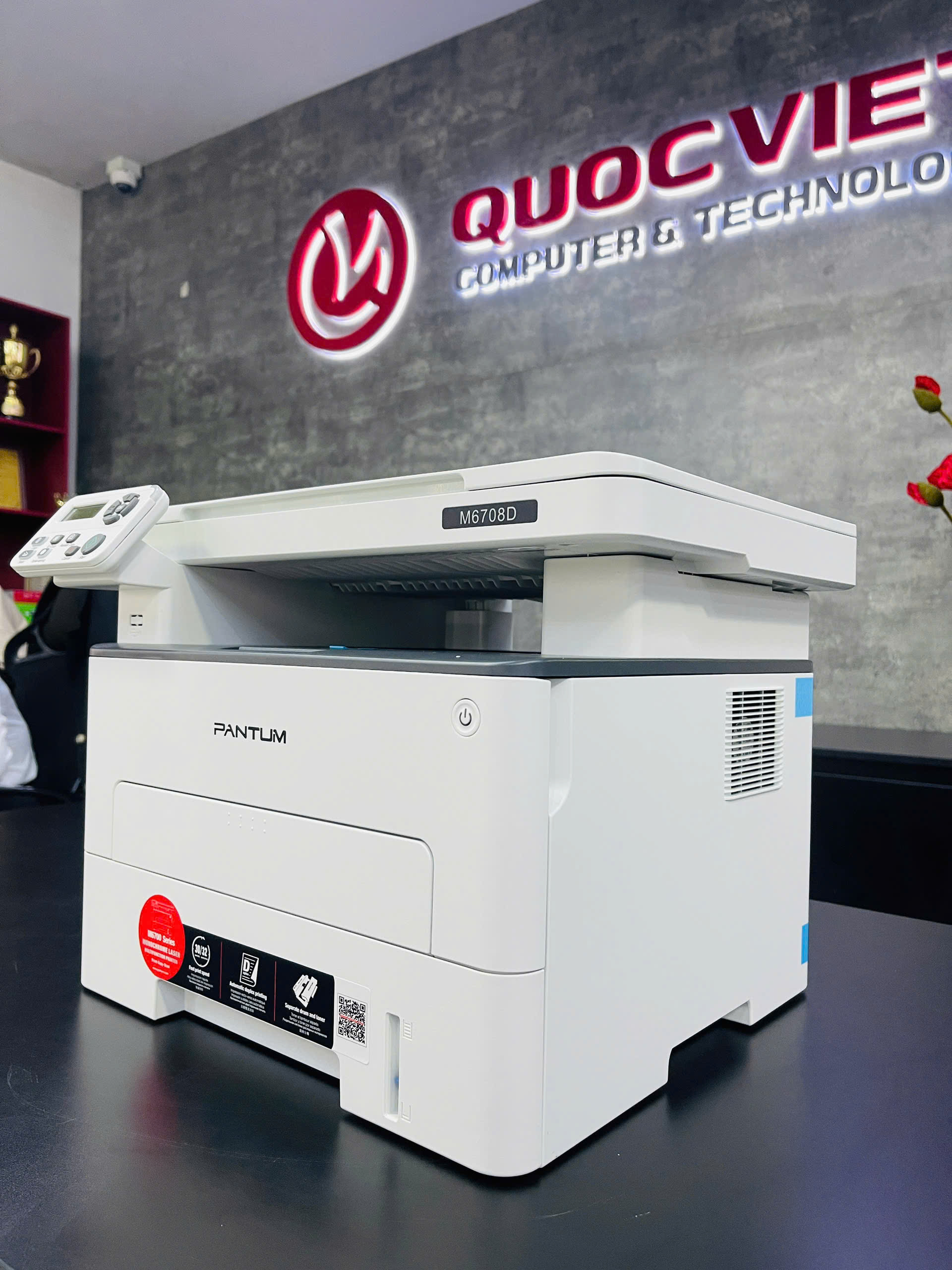 Máy in laser đen trắng PANTUM M6708D (A4/A5/ In/ Copy/ Scan/ Đảo mặt)