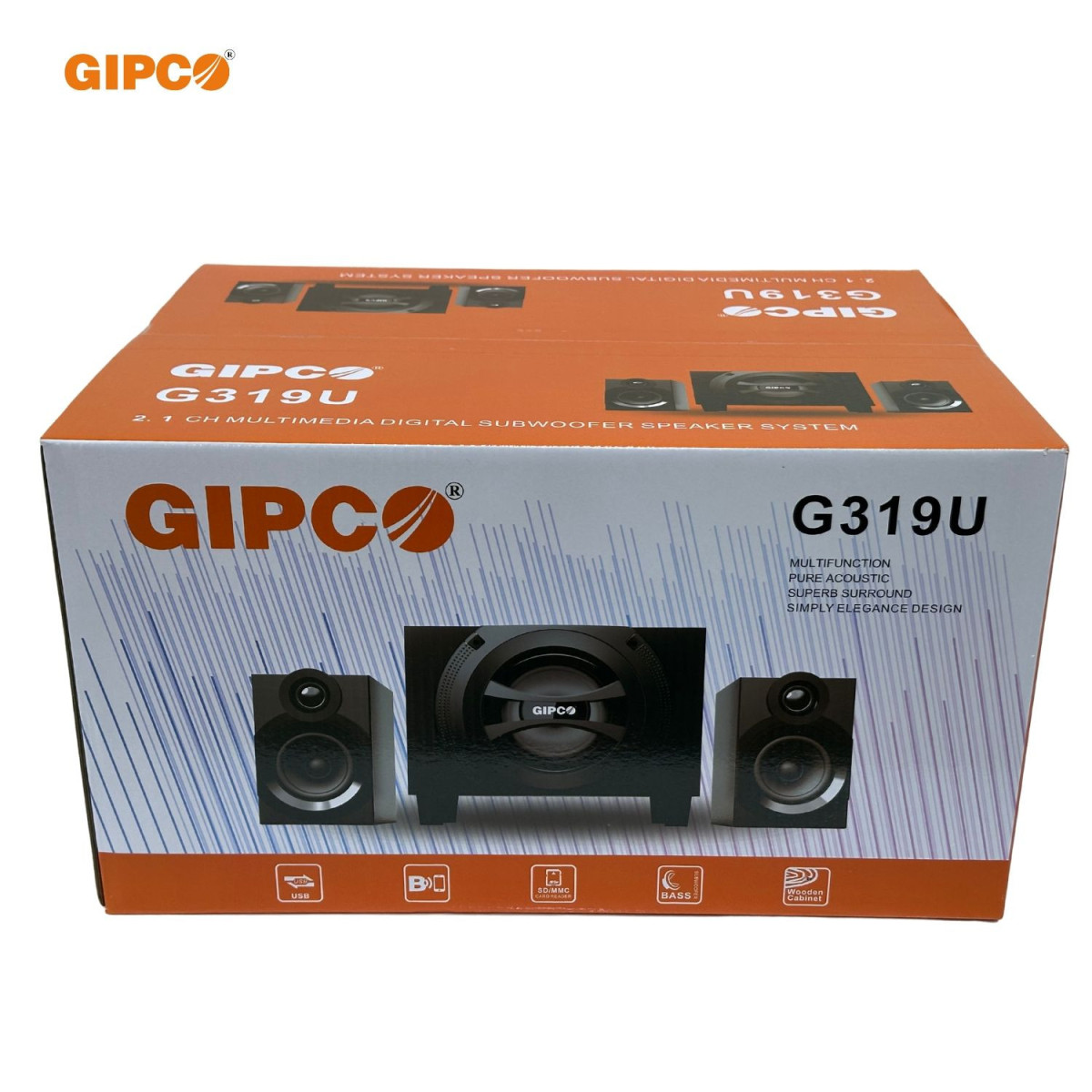 Loa GIPCO G319U 2.1 có Bluetooth