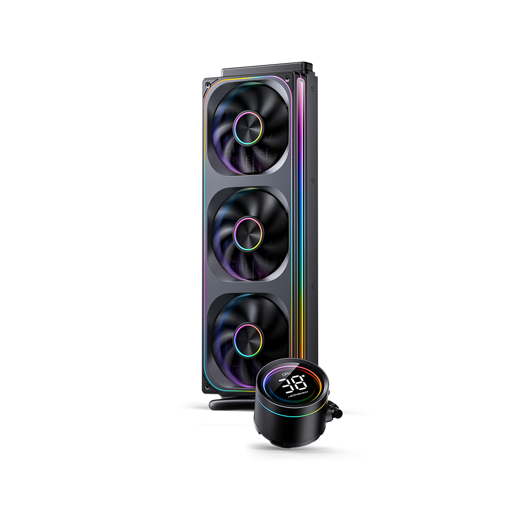 Tản nhiệt nước AIO Jonsbo TH-360 Black (ARGB, Hiển Thị Nhiệt Độ)