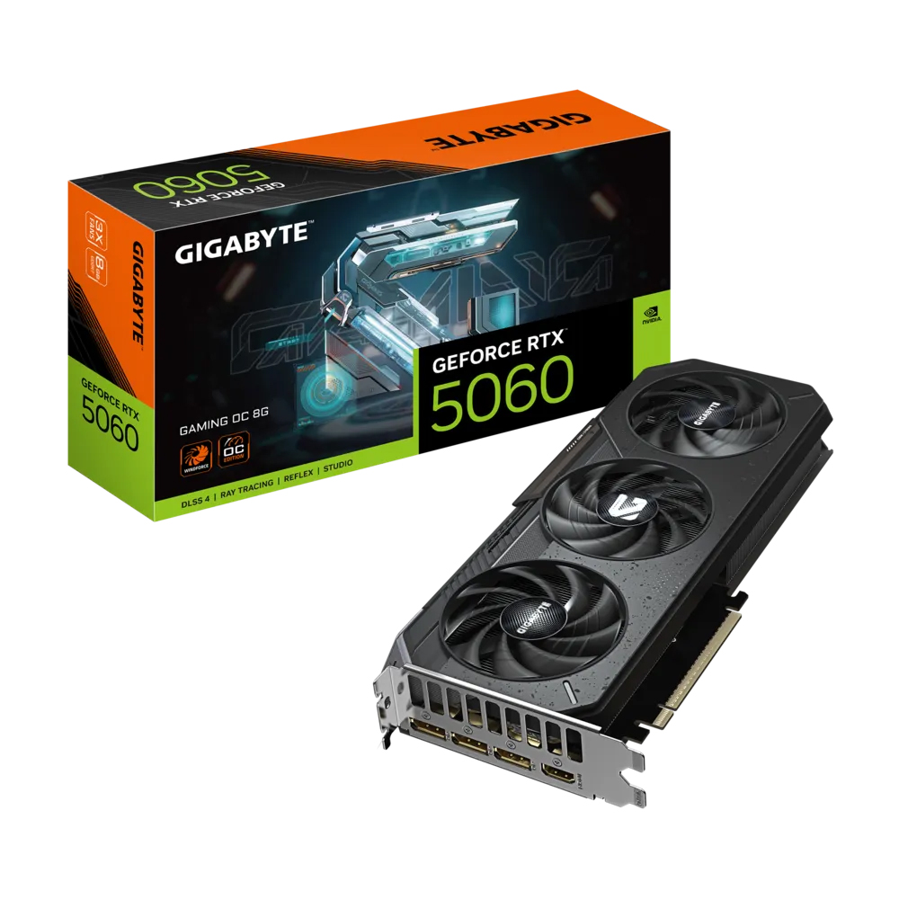 Vga Gigabyte RTX 5060 GAMING OC 8GB (N5060GAMING OC-8GD)