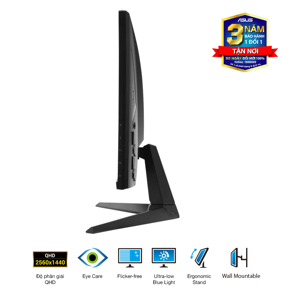 Màn Hình Gaming ASUS TUF Gaming VG27AQ5A (27 inch - IPS - 2K - 210Hz - 1ms - Speaker)