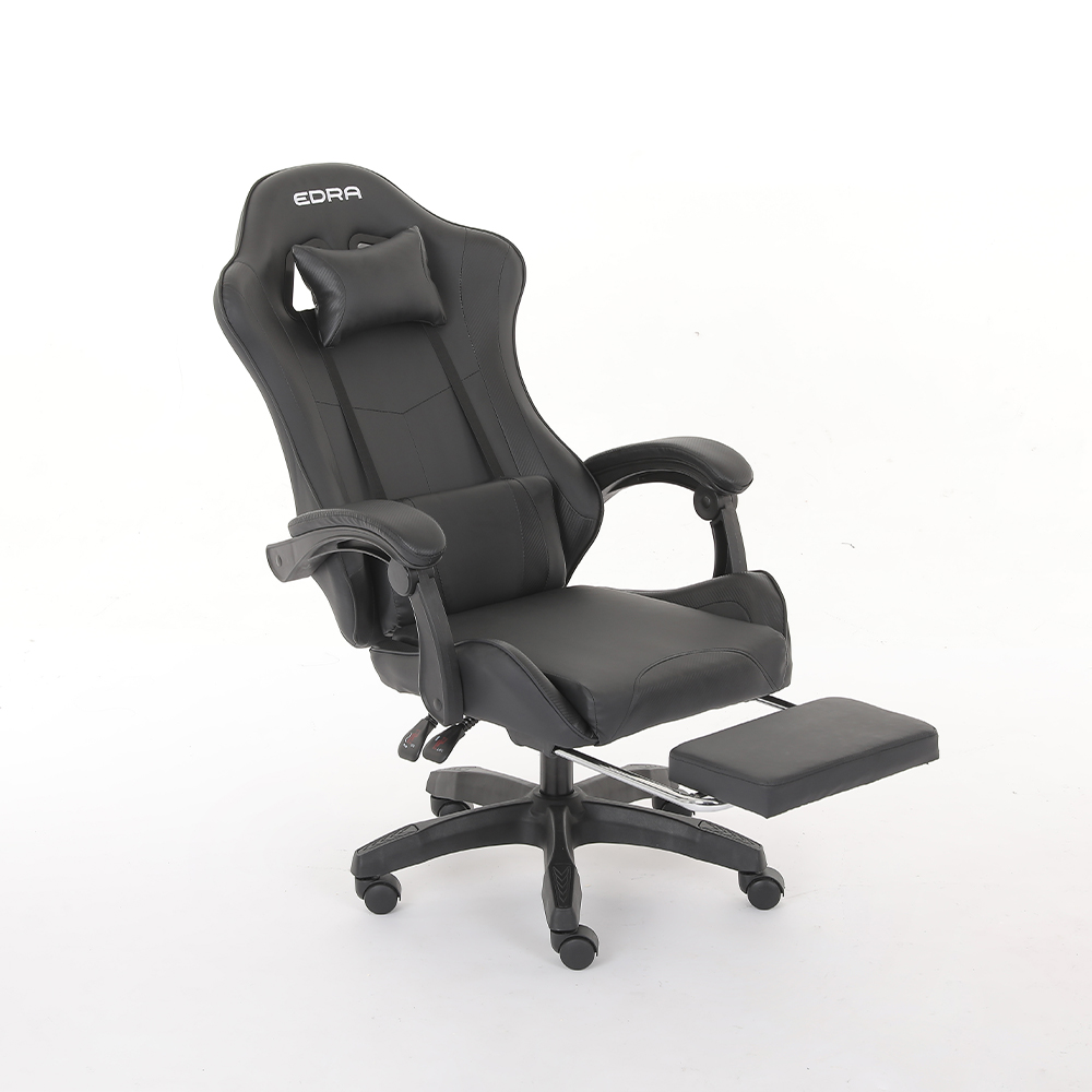 Ghế game EDRA DIGNITY - EGC234 (Black) ( Có kê Chân)