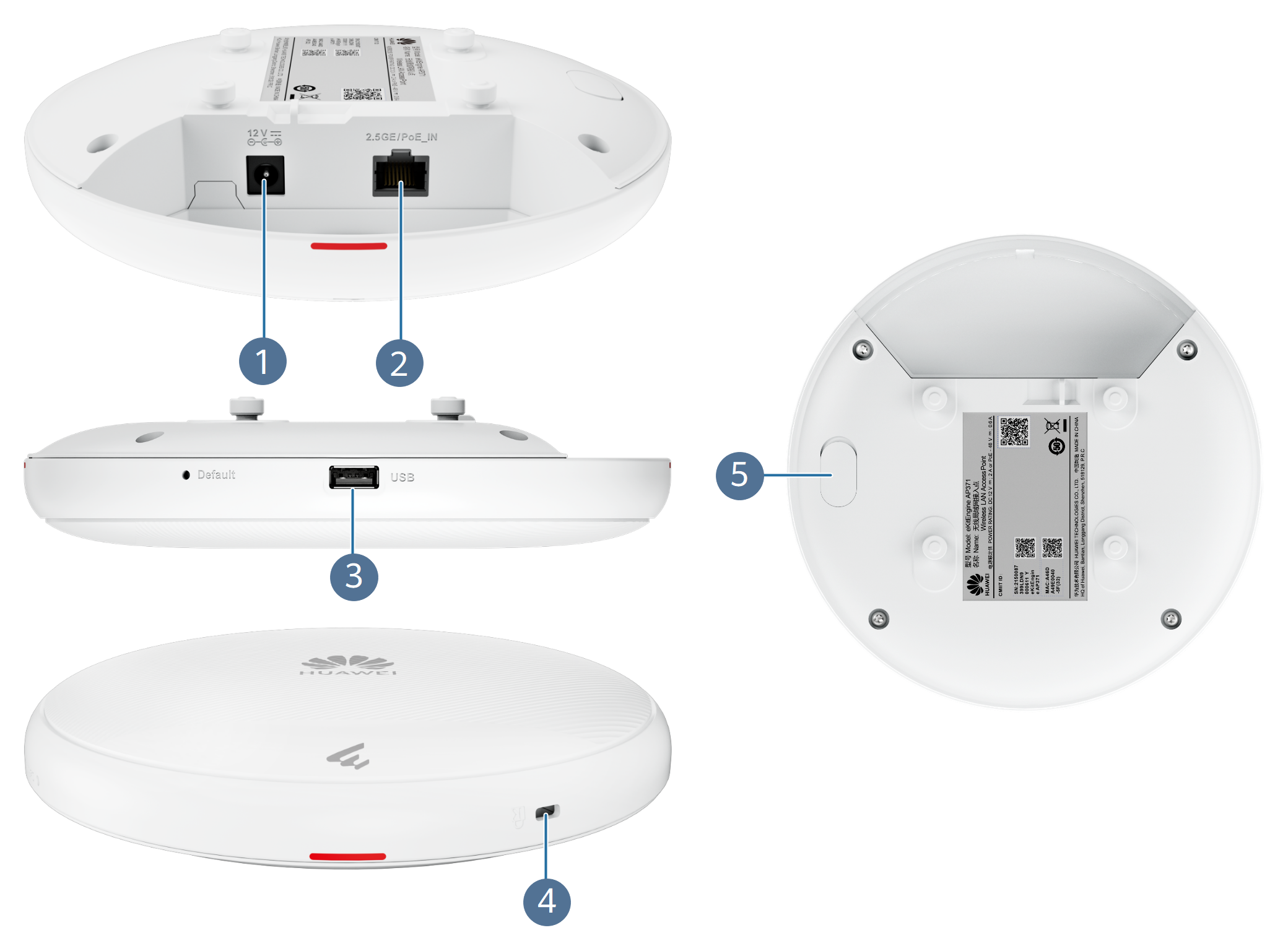 Bộ phát Wi-Fi 7 trong nhà Huawei eKitEngine AP371
