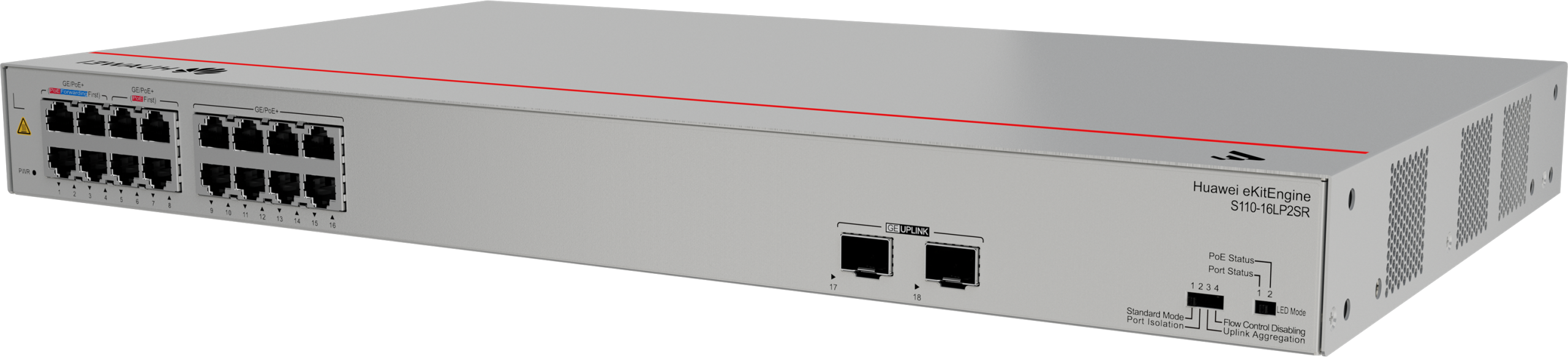 Thiết bị chuyển mạch Switch Huawei S110-16LP2SR