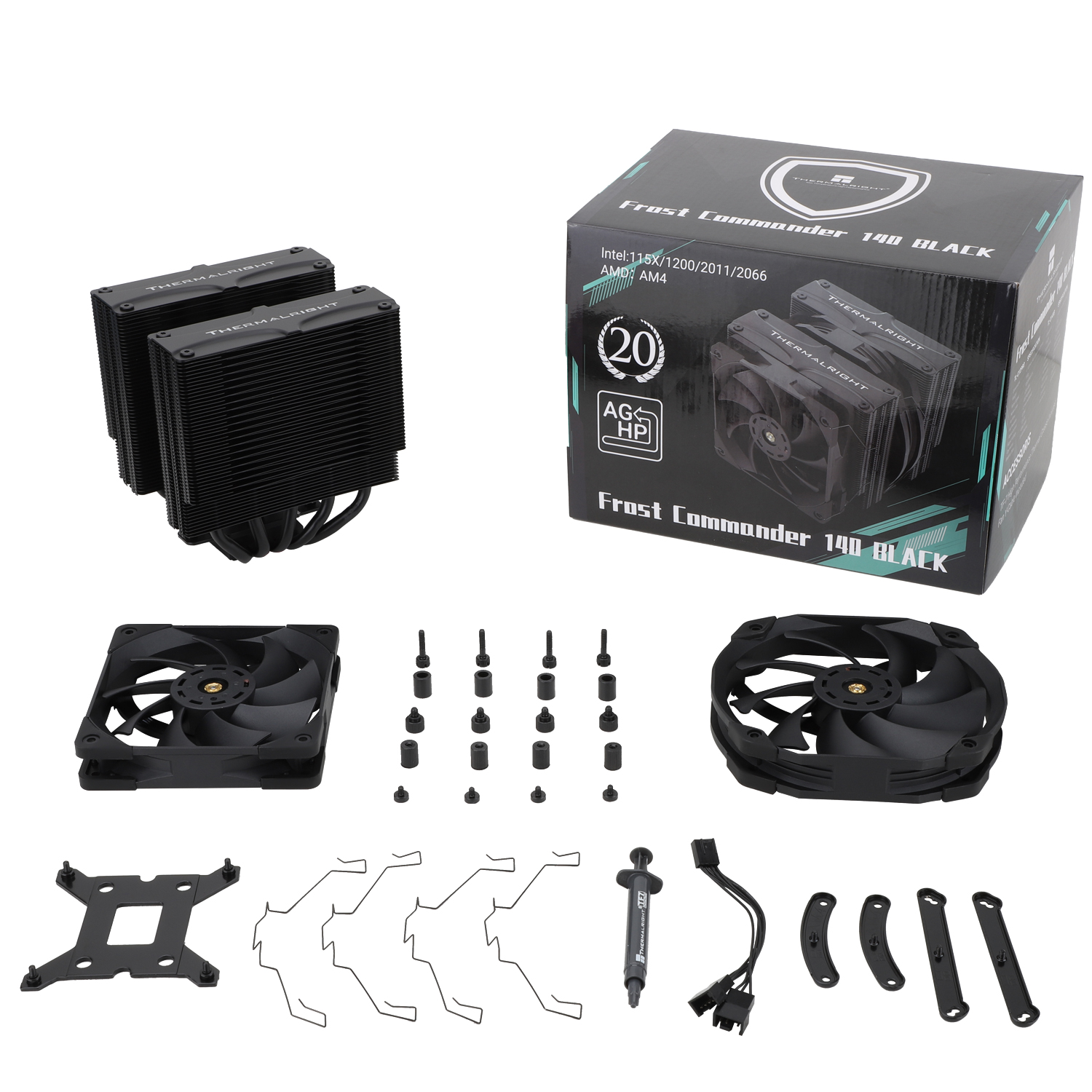 Tản nhiệt CPU Thermalright Dual-Tower Frost Commander 140 BLACK