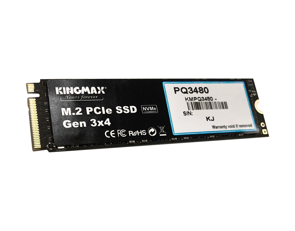 Ổ cứng SSD Kingmax PQ3480 256Gb (NVMe PCIe/ Gen3x4 M2.2280/ 2300MB/s/ 1100MB/s