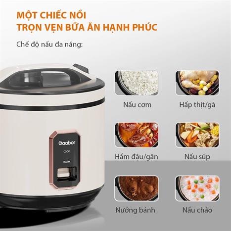 Nồi cơm nắp gài Gaabor 1.8 lít RC-40M02A