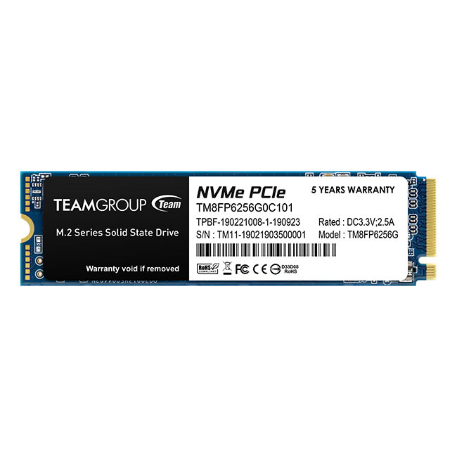Ổ cứng SSD Team Group M2-2280 PCI-E Gen3x4 MP33 512GB (TM8FP6512G0C101)