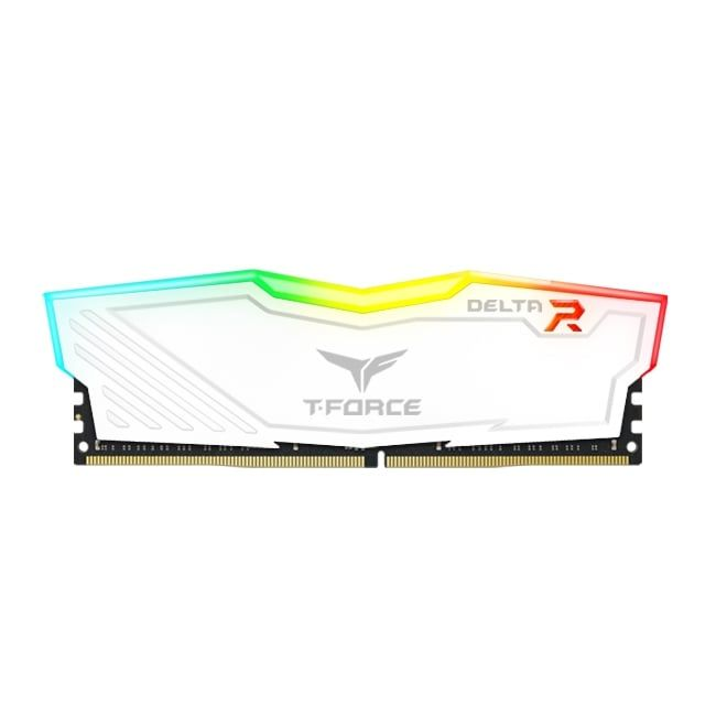Bộ nhớ trong TEAMGROUP DELTA 8GB/DDR4/3200 RGB (TF4D48G3200HC16FBK) Màu trắng