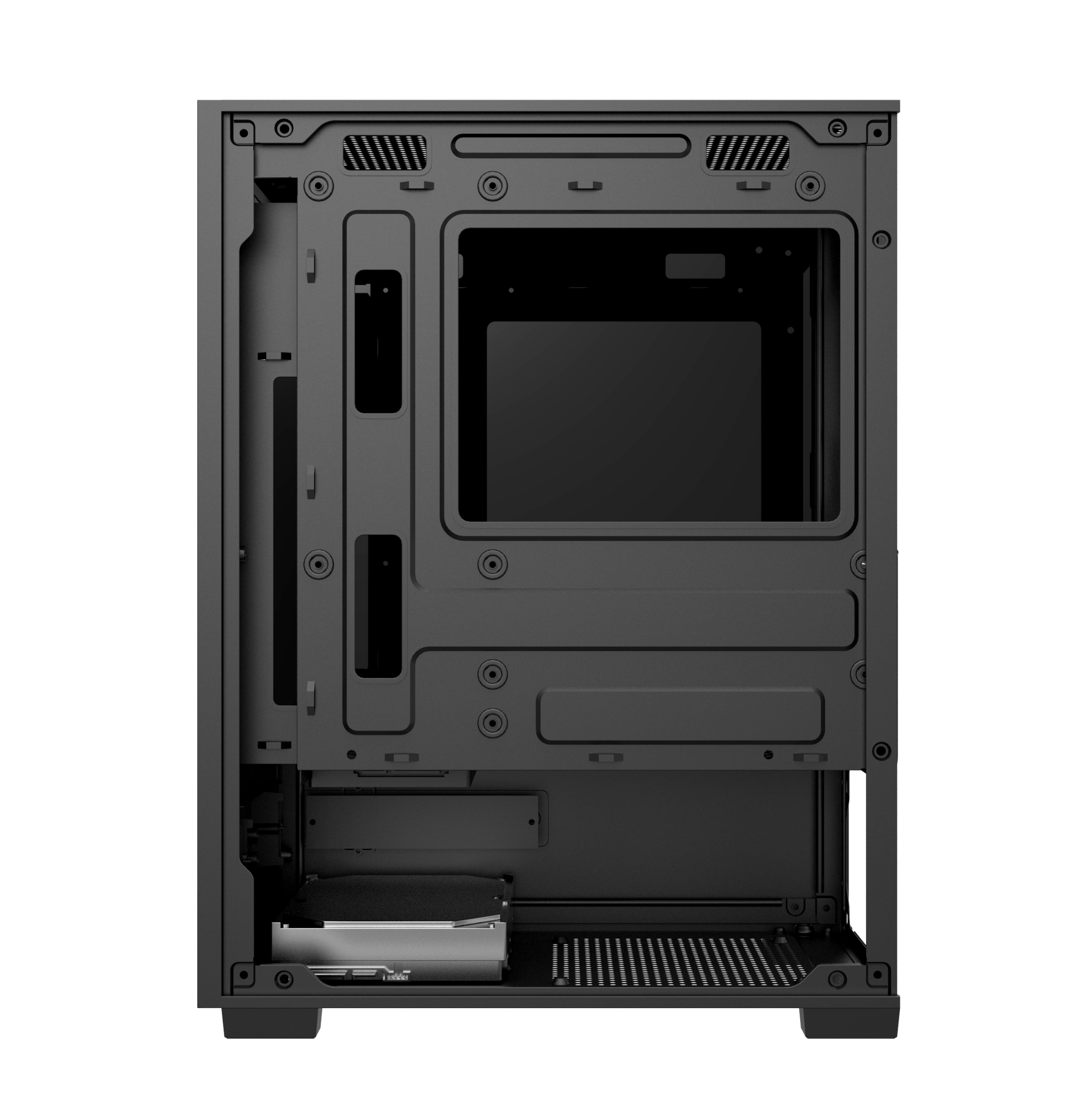 Vỏ thùng Edra ECS1303 Black (M-ATX/ITX) ( Không Fan)