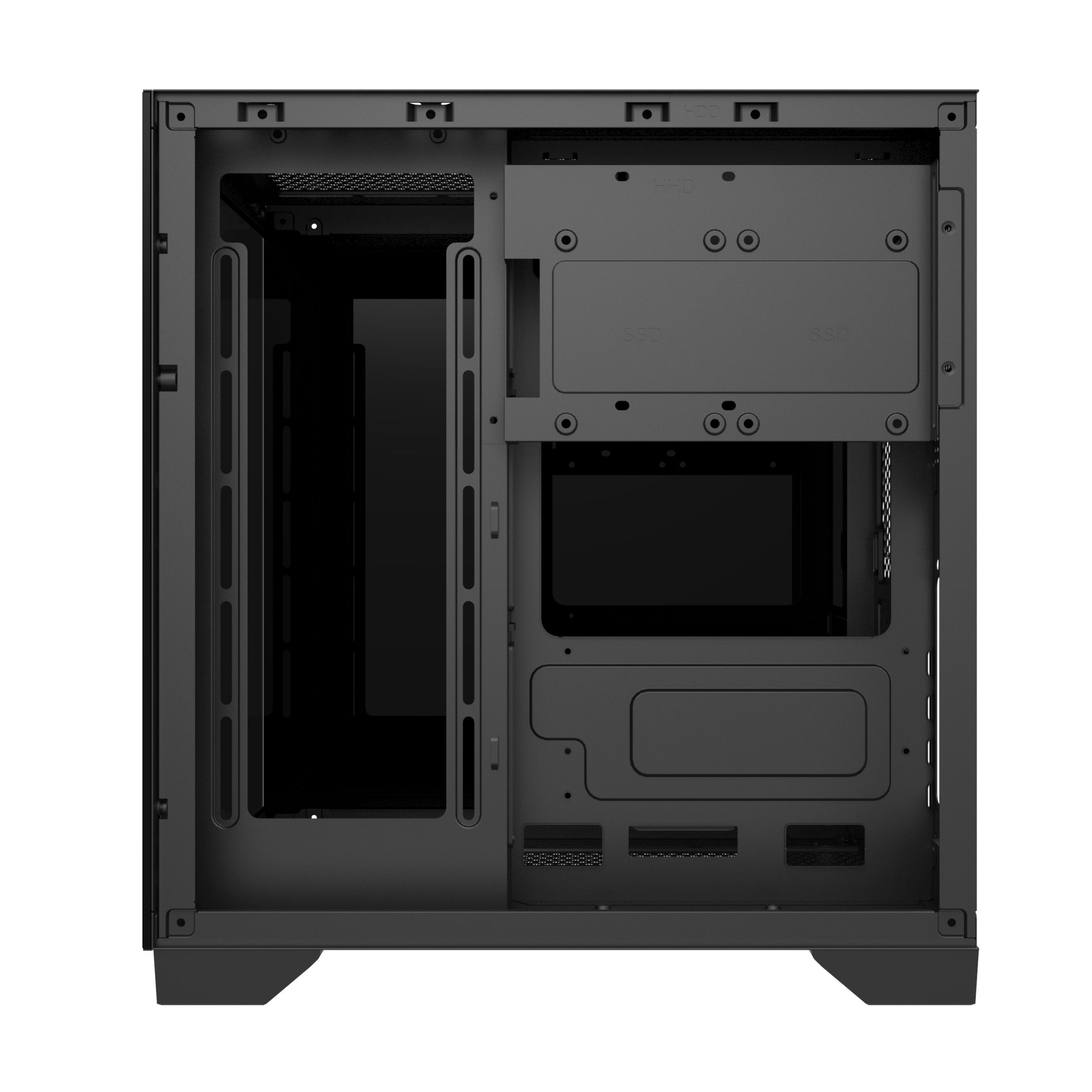Vỏ thùng Edra ECS1503 Black (M-ATX/ITX) ( Không Fan)
