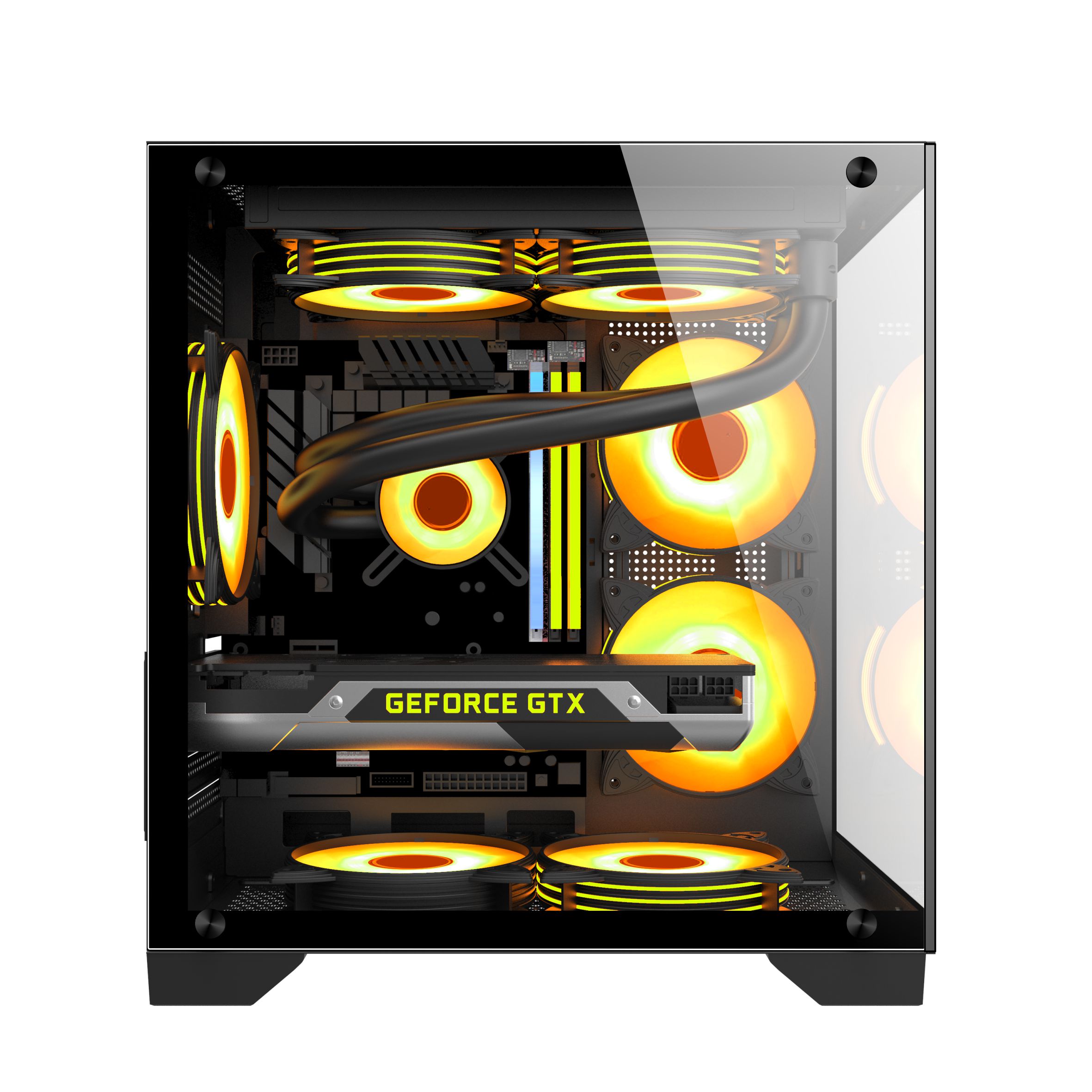 Vỏ thùng Edra ECS1503 Black (M-ATX/ITX) ( Không Fan)